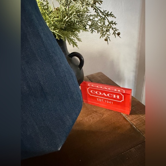 Coach Denim Taylor Tote - Picture 5 of 13